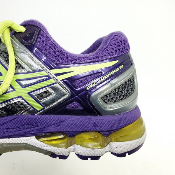 fácil de lastimarse Viaje No puedo leer ni escribir Asics Gel-Kayano 21 Womens Running Shoes Size 7.5 Sneakers Trainers Purple  Green | SidelineSwap