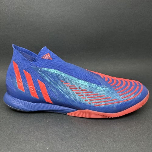 Adidas Predator Edge.1 Men's Size 11.5 US Hi Res Blue Indoor Pro Soccer Shoes