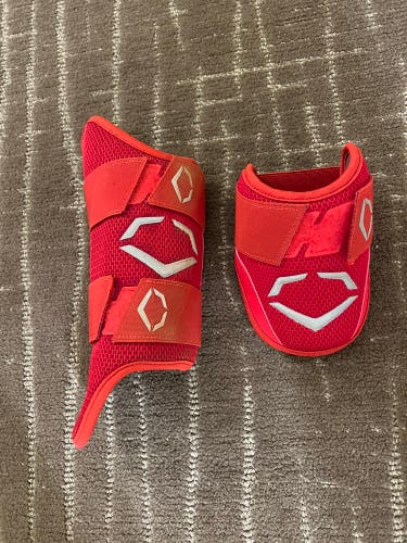 Red EvoShield Elbow And Shin Guard