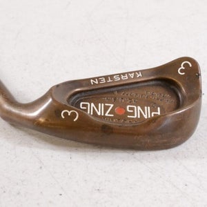 Ping Zing Beryllium Copper Single 3 Iron Right JZ Stiff Flex Steel # 106322