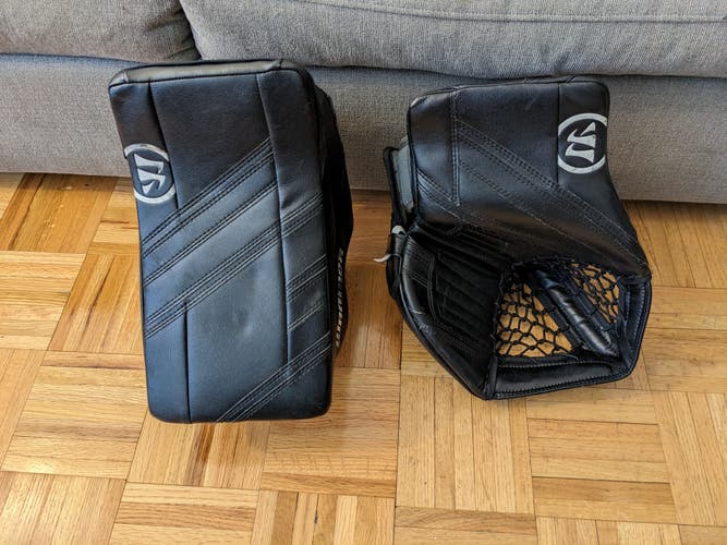 Used Regular Warrior Ritual G4 Glove and Blocker Set
