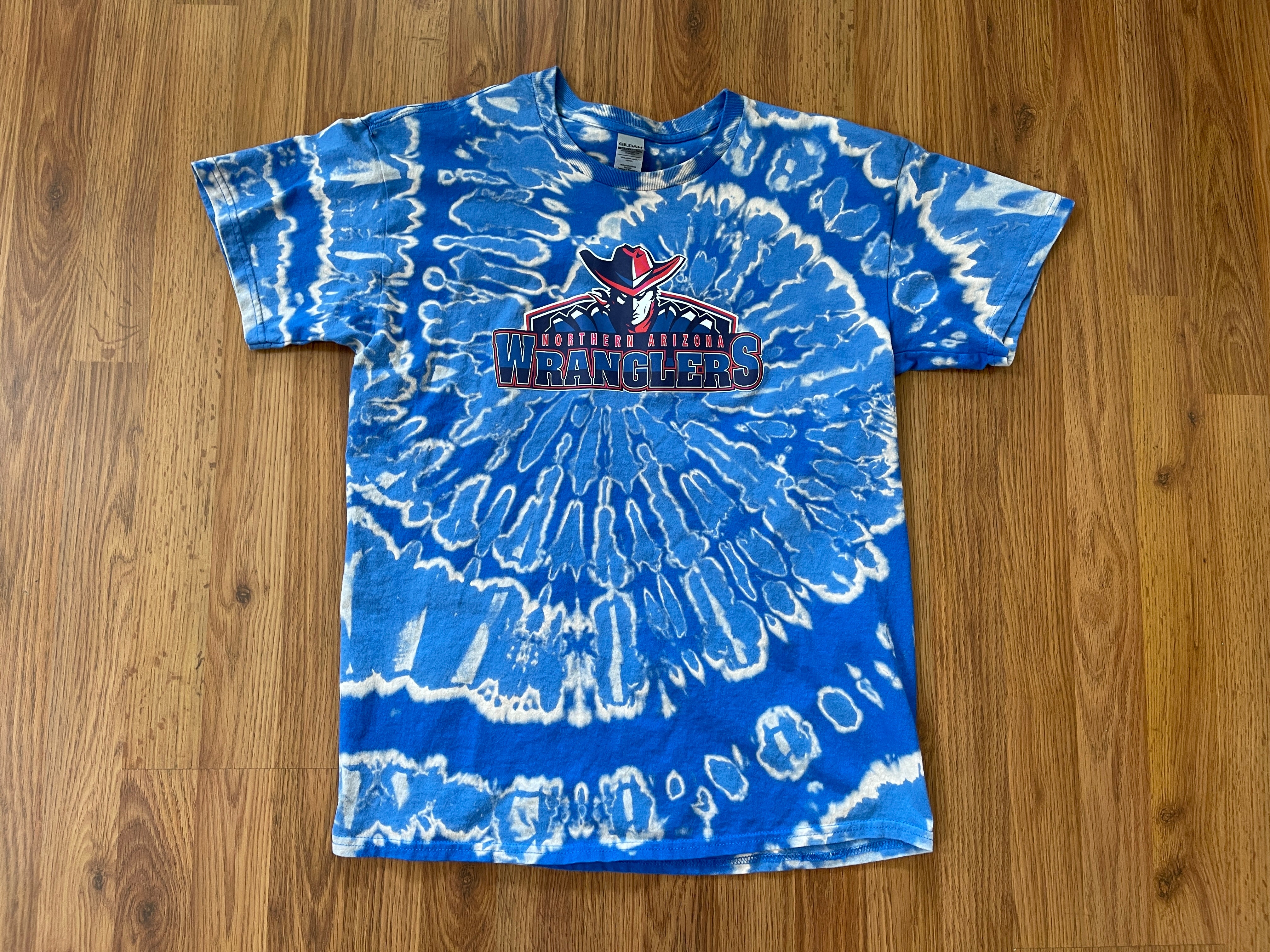 New York Giants NFL FOOTBALL SUPER AWESOME REVERSE TIE DYE Size XL T Shirt