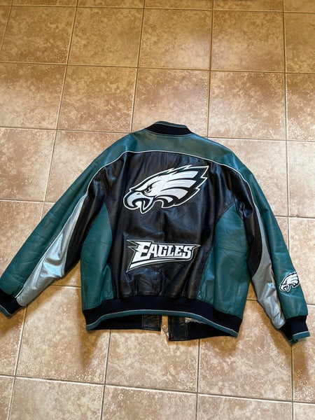 Nike Men's Philadelphia Eagles Sideline Coach Black Short-Sleeve Jacket