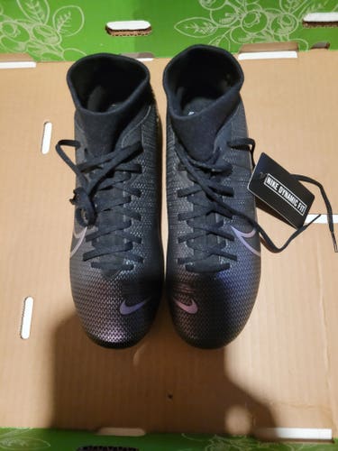 Black New Unisex Molded Cleats Nike Cleats