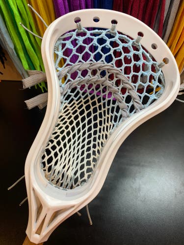 NEW Custom Strung Generic Lacrosse Head W/ Semi-soft Waxed Fade Mesh