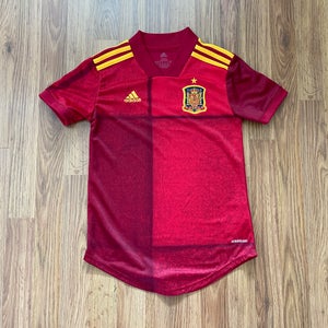 Spain National Football Team 2020 HOME RED Futbol Women's Size 2XS Soccer Jersey