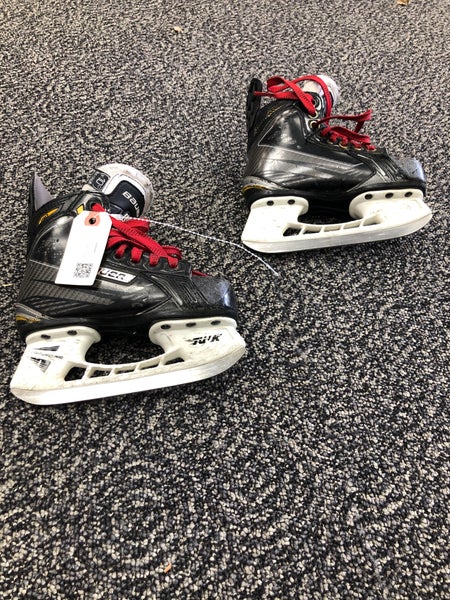 Youth Used Bauer Supreme S190 Hockey Skates D&R (Regular) 10