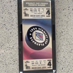 NY Rangers Stanley Cup final 4 round ticket