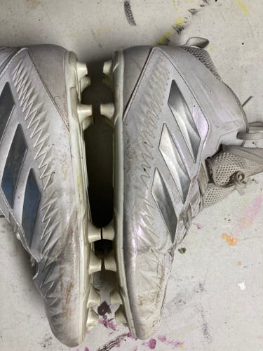 Used Adidas Nasty Men's Size 13 (Women's 14) Molded Cleats Adidas Mid Top