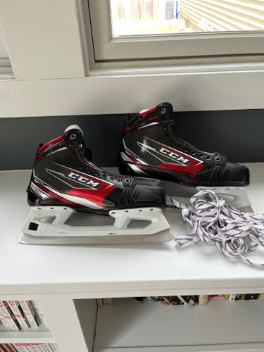 Senior Used CCM Jetspeed FT480 Hockey Goalie Skates Regular Width Size 9