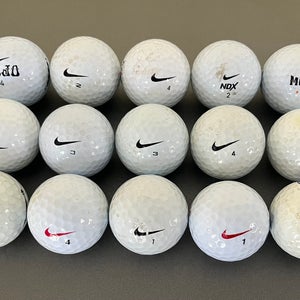 (15) NIKE golf balls  assorted models (used/recycled) lotF1