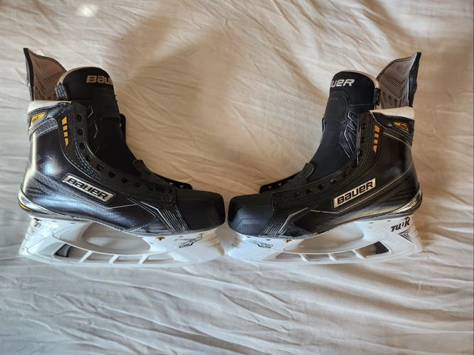 Senior Used Bauer Supreme MX3 Hockey Skates Regular Width Size 7