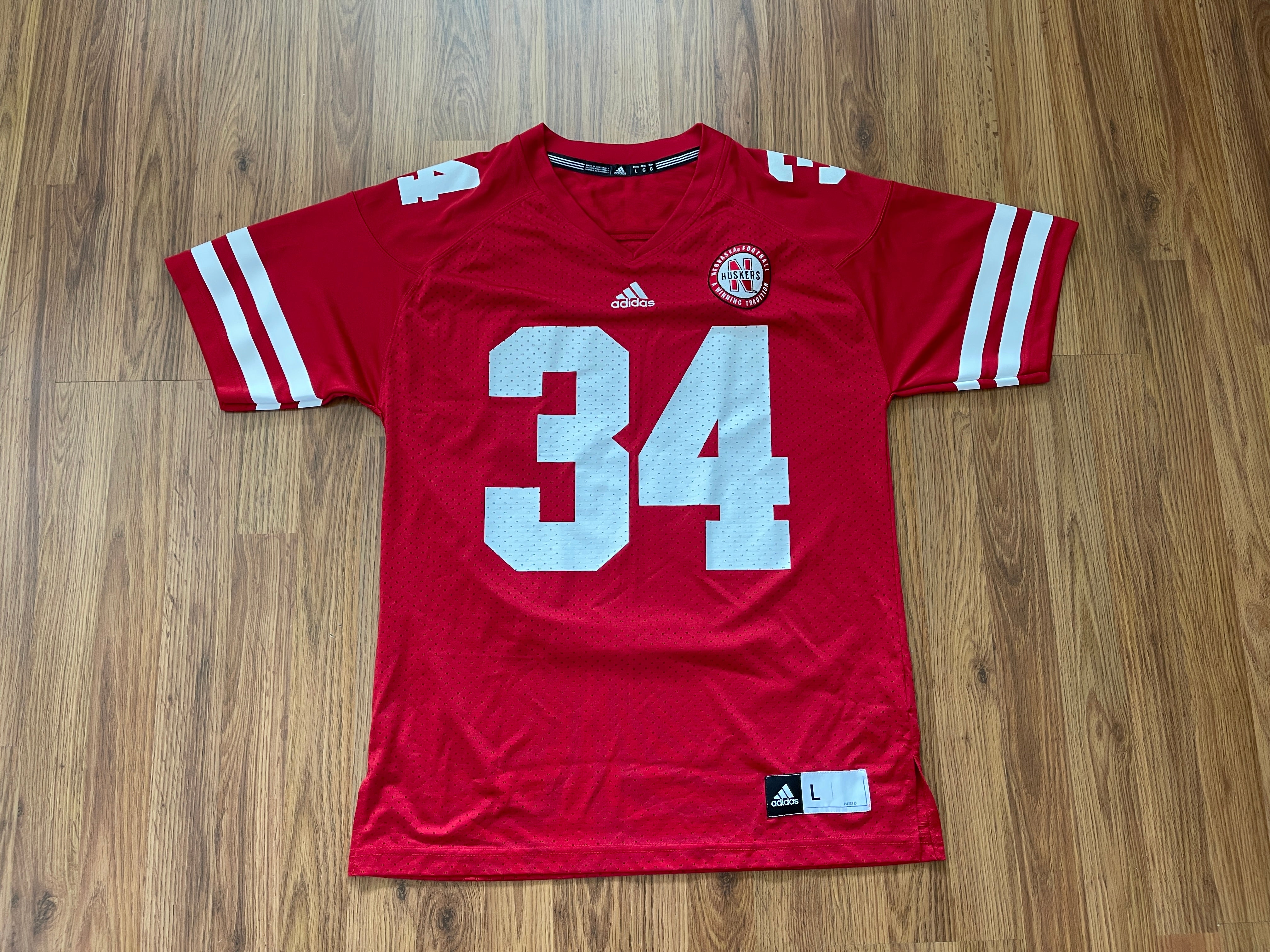 Adidas Nebraska 7 Away Jersey