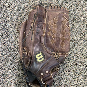 Used Wilson Staff Series Left Hand Throw Softball Glove 14"