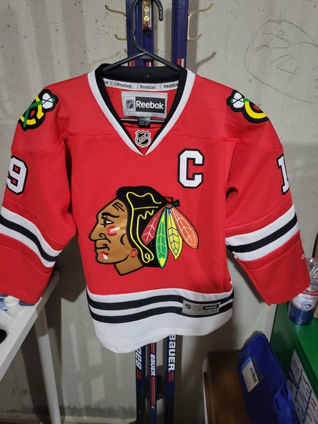 Red Used Small / Medium Kids Unisex Reebok Jersey