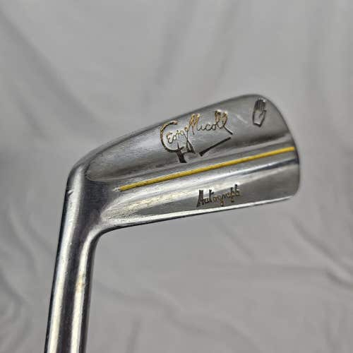 George Nicoll Autograph Rustless Single 4 Iron Scotland Made Left LH Long 39.5"