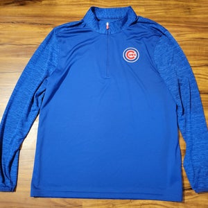 Chicago Cubs MLB Majestic Cool Base 1/4 Zip Pullover, Tag Size XL