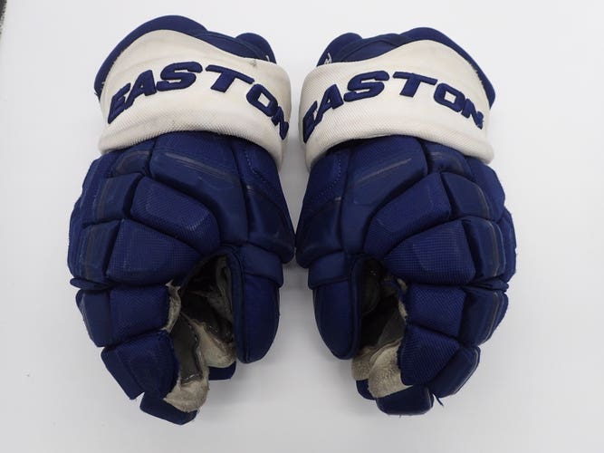 Easton Toronto Maple Leafs NHL Pro Stock Ice Hockey Player Gloves 14"