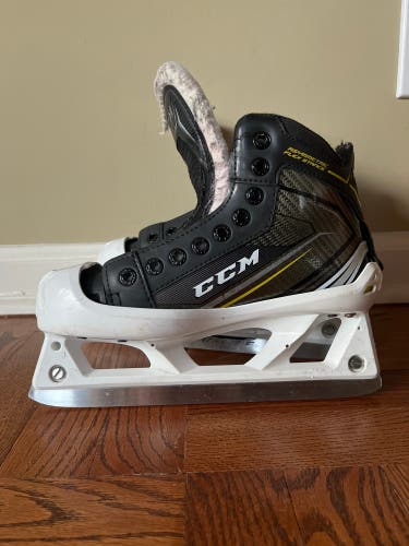 Used CCM Size 3 Tacks 9060 Hockey Goalie Skates