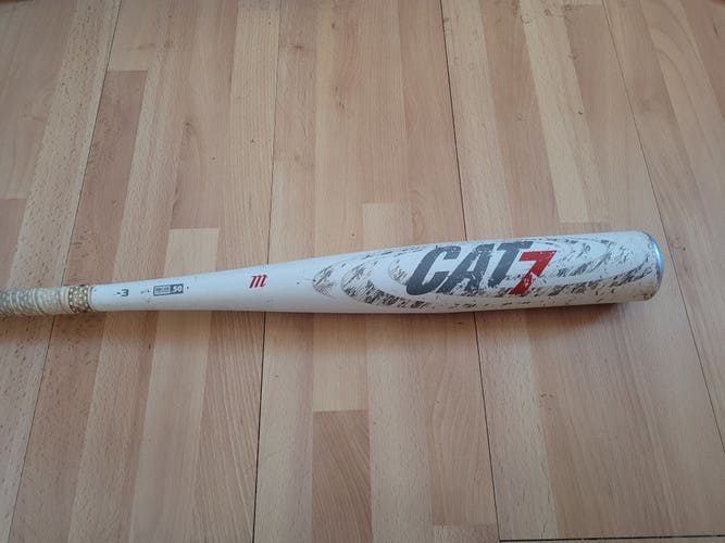 Used BBCOR Certified 2017 Marucci CAT 7 Bat (-3) 29 oz 32"