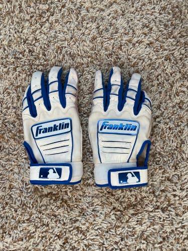 Used Large Franklin Batting Gloves