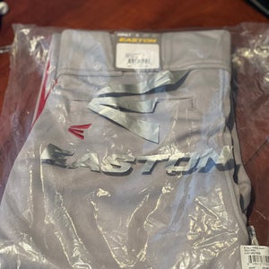 3 Easton Rival Piped Baseball Pants (2) Gray/Red (1) White/Red- AS