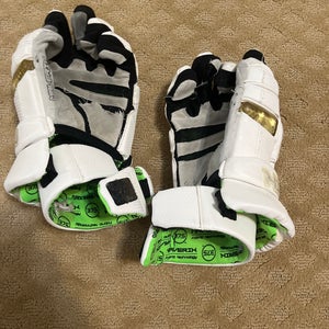 Used Player's Maverik large M4 Lacrosse Gloves