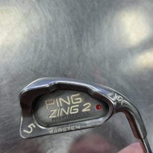 Used Ping Zing 2 Red Dot 5 Iron Steel Regular Golf Individual Irons