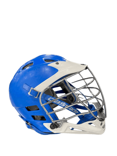 Used Cascade Blue And White One Size Lacrosse Helmets