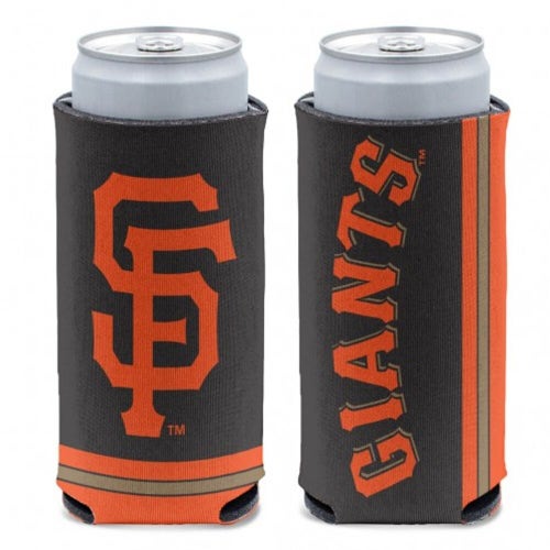 San Francisco Giants MLB Slim Can Cooler Two Sided Design