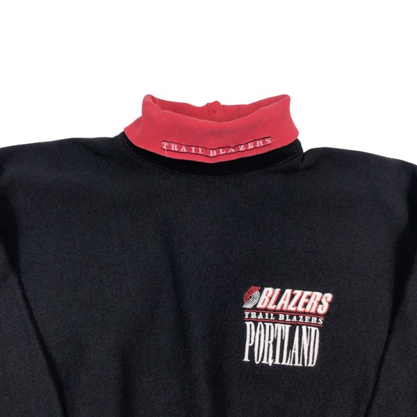CustomCat Portland Trail Blazers Vintage NBA Crewneck Sweatshirt Black / M