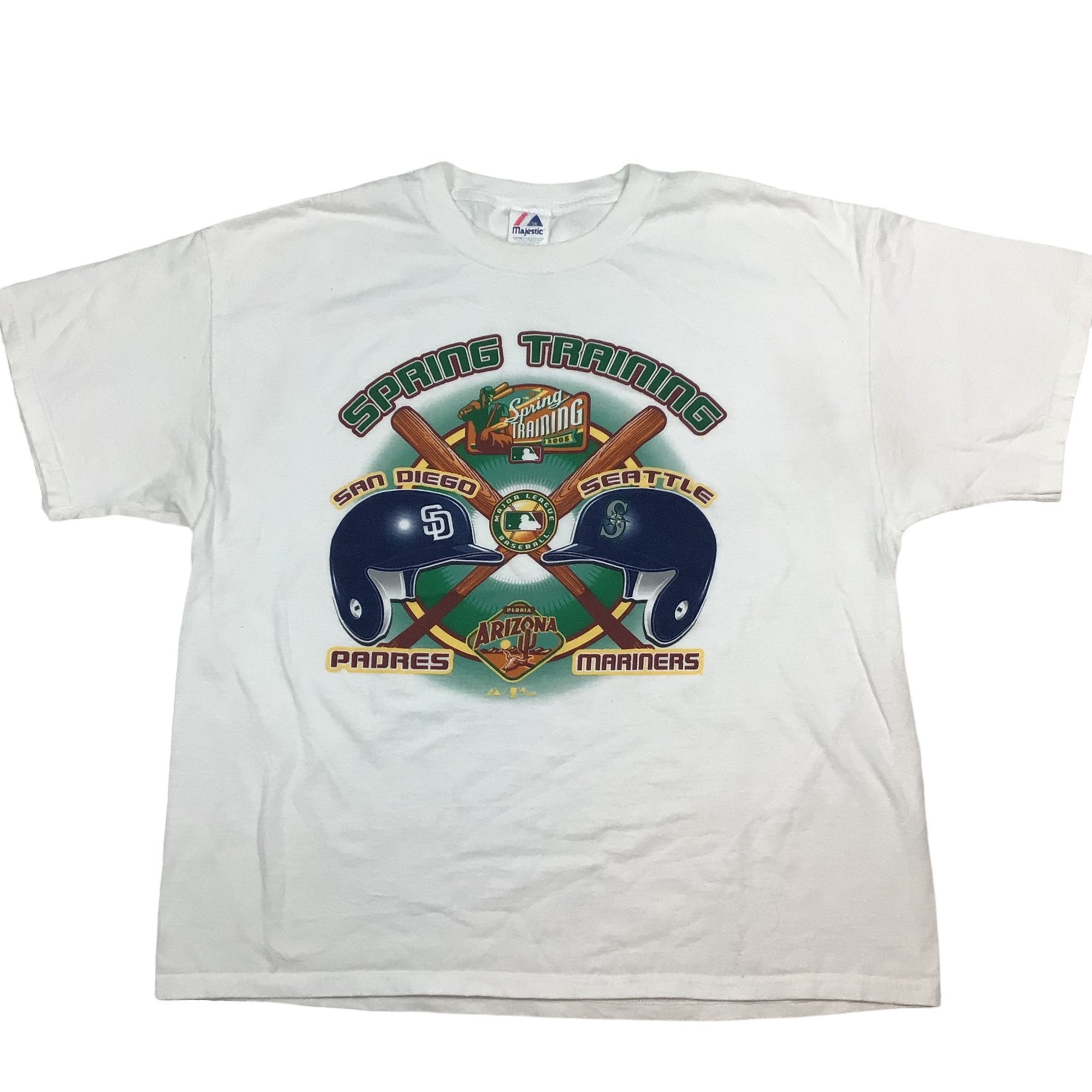 Y2K Seattle Mariners/San Diego padres spring training T-shirt. XL