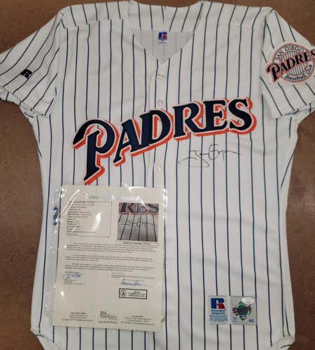 San Diego Padres TONY GWYNN Signed Autograph Auto Authentic GAME JERSEY JSA COA