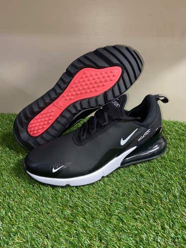 *SOLD* Nike Air Max 270 G Golf Men's Shoes Black/Hot Punch/White CK6483-001 Size 10.5