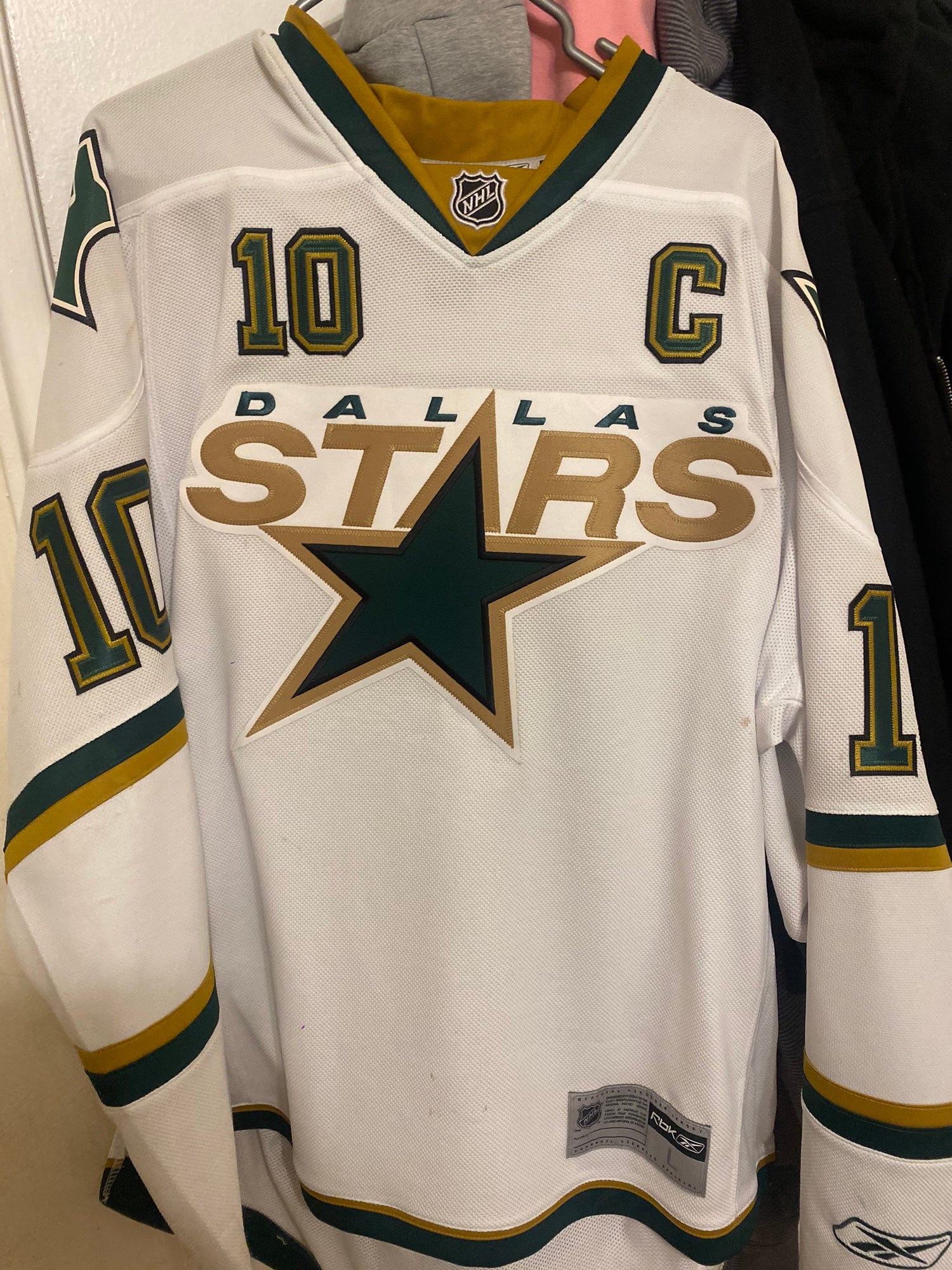 Autographed CCM Cote Dallas Stars Stanley Cup Hockey Jersey 2NHL Home Green  L | SidelineSwap