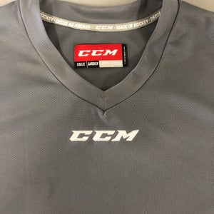 CCM gray practice goalie cut jersey