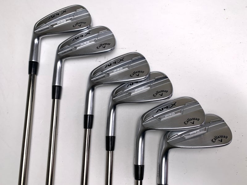 Callaway Apex Pro 21 Iron Set 5-PW UST Mamiya Recoil ESX 460 F2 Senior LH -1/2"
