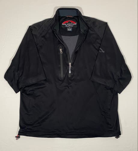 Sun Mountain RainFlex SS Men's Size XL 1/2 Zip Wind/Rain Resistant Golf Jacket