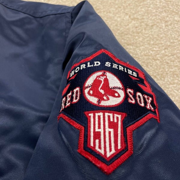 Vintage Official MLB Starter Jacket Boston Red Sox Satin Bomber Mens XL