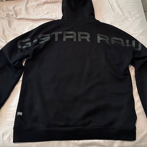 G-Star RAW men’s black hoodie size large