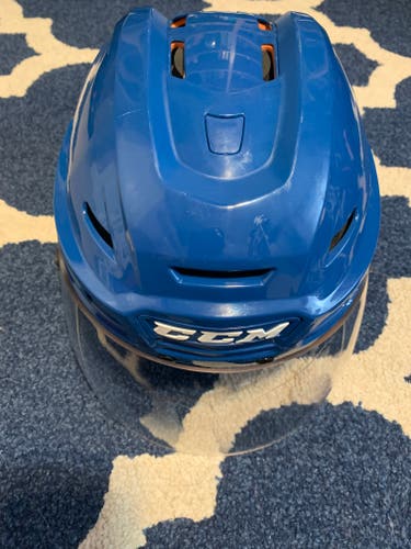 Used Small CCM Tacks 710 Helmet Pro Stock