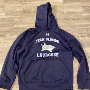 Under Armour Navy Team Florida lacrosse hooded sweatshirt