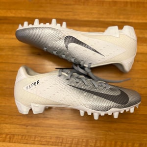 Size 11.5 Nike Vapor Untouchable Speed TD 3 Metallic Silver Football 917166-101