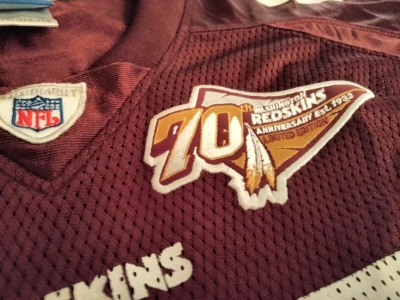 Champ Bailey Washington Redskins 70th Anniversary 2XL Burgundy Reebok  Football Jersey