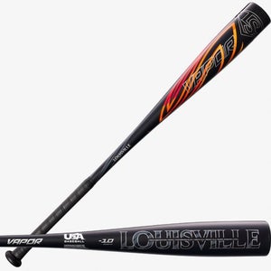 New Louisville Slugger Vapor -10 Usa Baseball Bat 30" 20oz