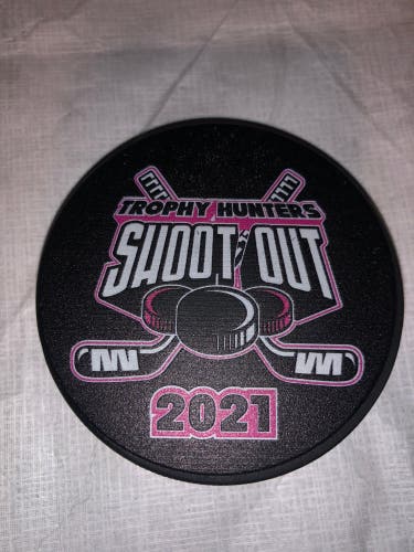 TROPHY HUNTERS SHOOT OUT 2021 HOCKEY PUCK