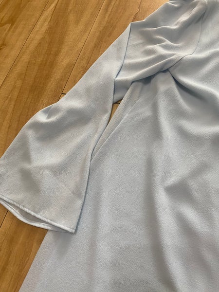 Mabel Women’s Small Long Sleeve Mini Dress Light Blue New