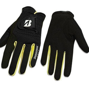 NEW Bridgestone Barricold Winter Weather Black/Yellow Golf Gloves 1 Pair Small