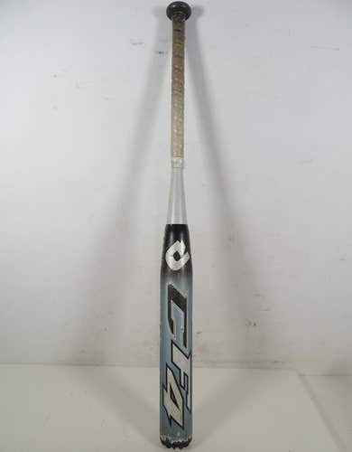 DeMarini CF4 Black Pitchblack Plus Composite Baseball Bat -10, 30", 20oz Flex 35