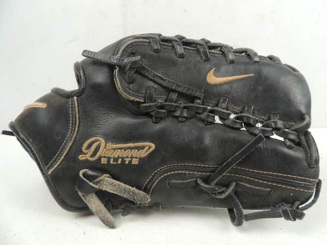 Nike Diamond Elite Baseball Glove 12" Black Leather